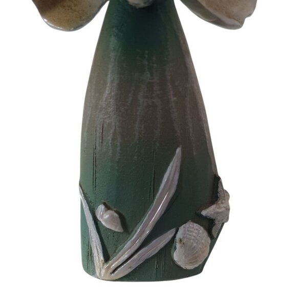 Angels holding Seashell & Sea Horse Angels Figurines Ornaments Set Of 2 - Picture 7 of 7